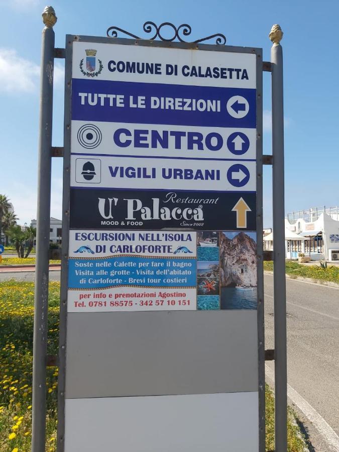 Appartamento Vista Mare Calasetta Buitenkant foto